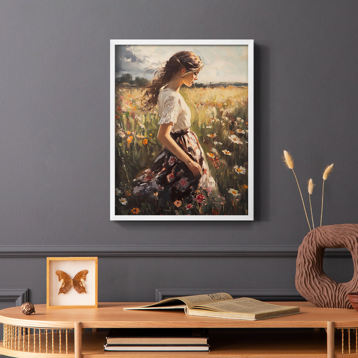 Winston Porter WOMEN Series CCLXVII -Premium Framed Print -Ready